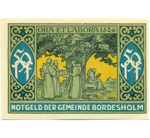 50 пфеннигов 1921 года Германия — Бордесхольм (Нотгельд)