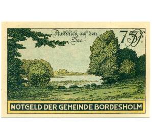 75 пфеннигов 1921 года Германия — Бордесхольм (Нотгельд)