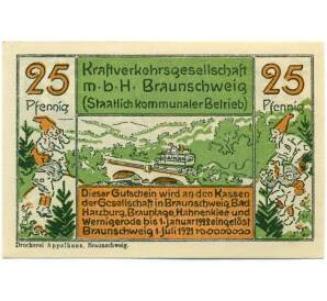 10 пфеннигов 1921 года Германия — Брауншвейг (Нотгельд)