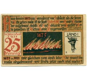 25 пфеннигов 1921 года Германия — Биттерфельд (Нотгельд) — Фото №2