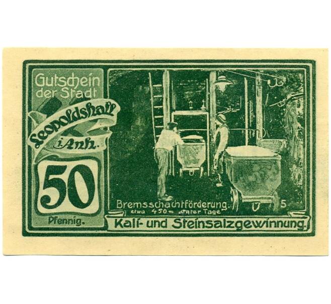 Банкнота 50 пфеннигов 1921 года Германия — Леопольдсхолл (Нотгельд) (Артикул: K10-12346) — Фото №1