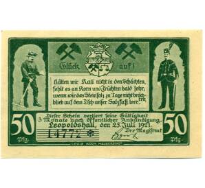 50 пфеннигов 1921 года Германия — Леопольдсхолл (Нотгельд) — Фото №2