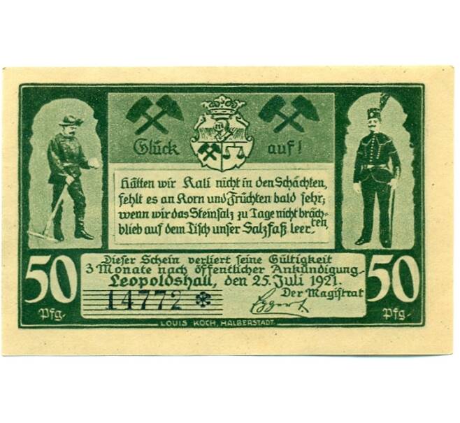 Банкнота 50 пфеннигов 1921 года Германия — Леопольдсхолл (Нотгельд) (Артикул: K10-12346) — Фото №2