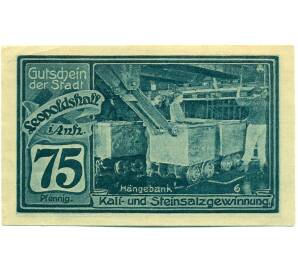 75 пфеннигов 1921 года Германия — Леопольдсхолл (Нотгельд) — Фото №1