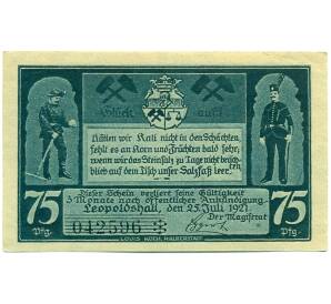 75 пфеннигов 1921 года Германия — Леопольдсхолл (Нотгельд) — Фото №2