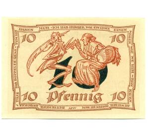 10 пфеннигов 1921 года Германия — Арнштадт (Нотгельд) — Фото №2