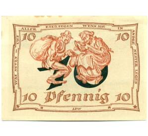 10 пфеннигов 1921 года Германия — Арнштадт (Нотгельд) — Фото №2