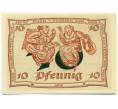 Банкнота 10 пфеннигов 1921 года Германия — Арнштадт (Нотгельд) (Артикул: K10-12370) — Фото №2