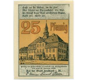 25 пфеннигов 1922 года Германия — Фридланд (Нотгельд) — Фото №1