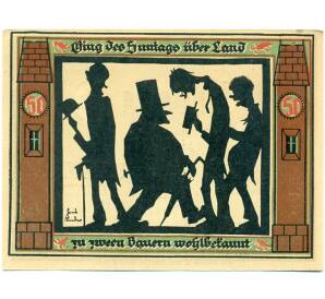 50 пфеннигов 1921 года Германия — Глаухау (Нотгельд)