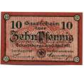 Банкнота 10 пфеннигов 1921 года Германия — Эккартсберга (Нотгельд) (Артикул: K10-12401) — Фото №2