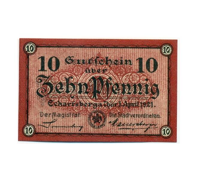 Банкнота 10 пфеннигов 1921 года Германия — Эккартсберга (Нотгельд) (Артикул: K10-12401) — Фото №2