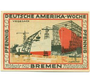 50 пфеннигов 1923 года Германия — Бремен (Нотгельд) — Фото №2