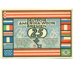 25 пфеннигов 1923 года Германия — Бремен (Нотгельд) — Фото №1