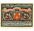 Банкнота 25 пфеннигов 1921 года Германия — Бад-Липпшпринге (Нотгельд) (Артикул: K10-12416) — Фото №2