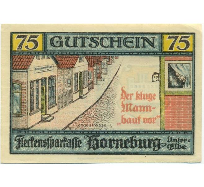 Банкнота 75 пфеннигов 1921 года Германия — Хорнебург (Нотгельд) (Артикул: K10-12419) — Фото №1