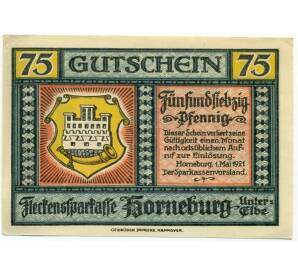 75 пфеннигов 1921 года Германия — Хорнебург (Нотгельд) — Фото №2