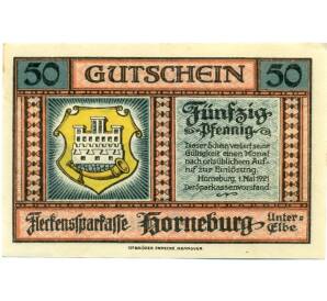 50 пфеннигов 1921 года Германия — Хорнебург (Нотгельд) — Фото №2