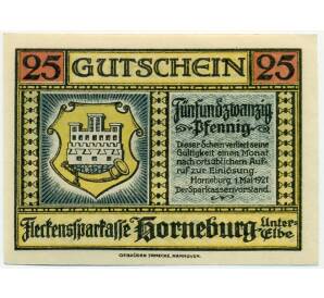 25 пфеннигов 1921 года Германия — Хорнебург (Нотгельд) — Фото №2