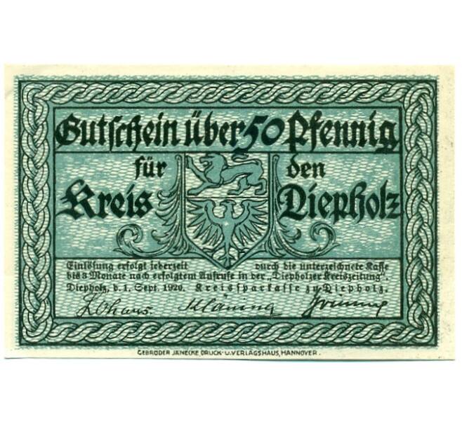Банкнота 50 пфеннигов 1920 года Германия — Дипхольц (Нотгельд) (Артикул: K10-12426) — Фото №1