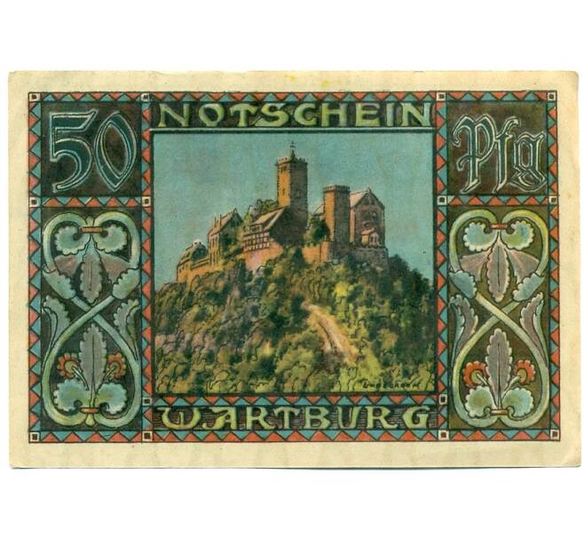 Банкнота 50 пфеннигов 1921 года Германия — Айзенах (Нотгельд) (Артикул: K10-12433) — Фото №1