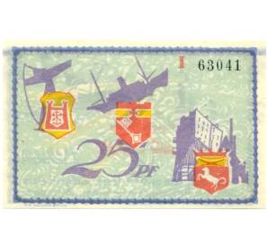 25 пфеннигов 1921 года Германия — Бремерхафен (Нотгельд) — Фото №1