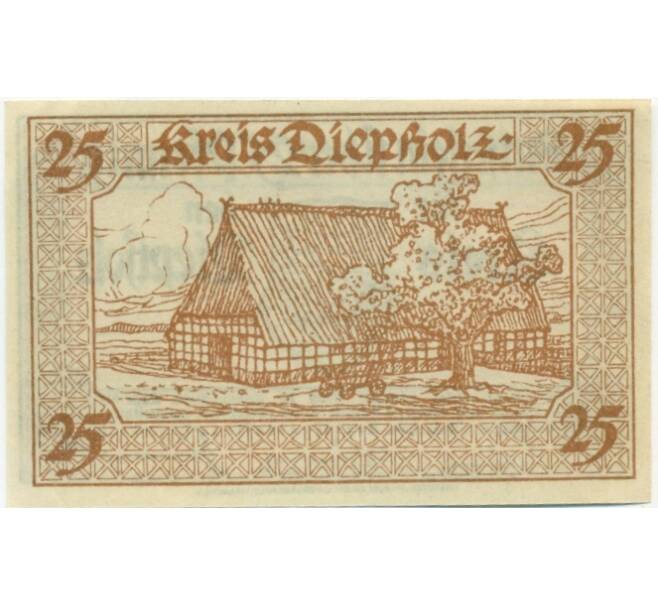 Банкнота 25 пфеннигов 1921 года Германия — Дипхольц (Нотгельд) (Артикул: K10-12466) — Фото №2