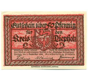 50 пфеннигов 1921 года Германия — Дипхольц (Нотгельд) — Фото №1