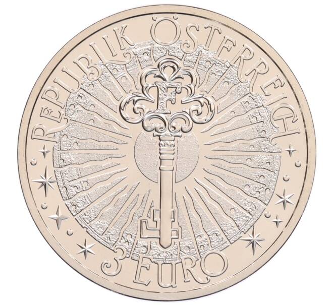 Монета 3 евро 2025 года Австрия «Фантастические Мифические существа — Тролль» (Артикул: M2-92029) — Фото №2