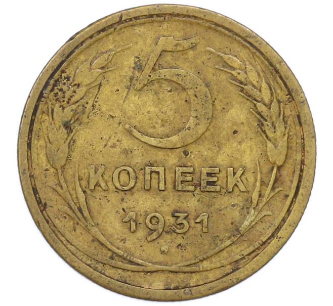 Монета 5 копеек 1931 года (Артикул: T11-35773) — Фото №1