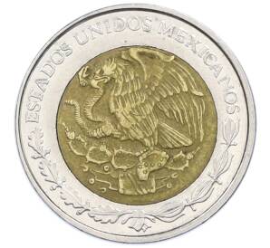 1 песо 2007 года Мексика — Фото №2
