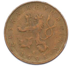 10 крон 1993 года Чехия — Фото №2