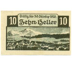 10 геллеров 1920 года Австрия — Виндишгарстен (Нотгельд) — Фото №1