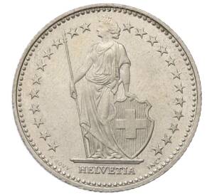 1 франк 1995 года Швейцария — Фото №2