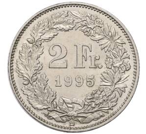 2 франка 1995 года Швейцария — Фото №1