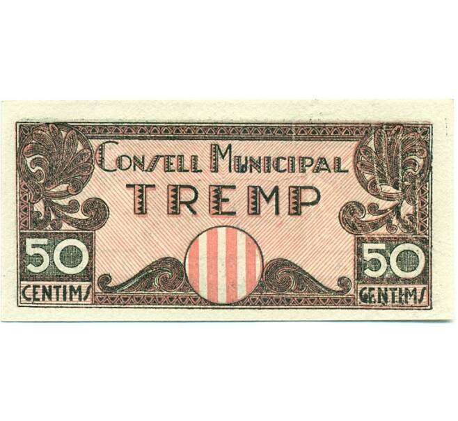 Банкнота 50 сентимо 1937 года Тремп (Гражданская Война в Испании) (Артикул: B2-16367) — Фото №1