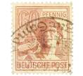 Почтовая марка 60 пфеннигов 1947 года Германия (Тризония) (Артикул: T11-35988) — Фото №1