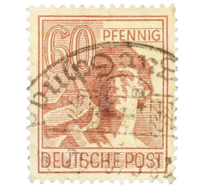Почтовая марка 60 пфеннигов 1947 года Германия (Тризония) (Артикул: T11-35988) — Фото №1