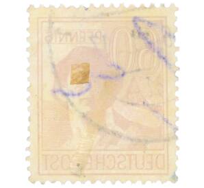 Почтовая марка 60 пфеннигов 1947 года Германия (Тризония) — Фото №2