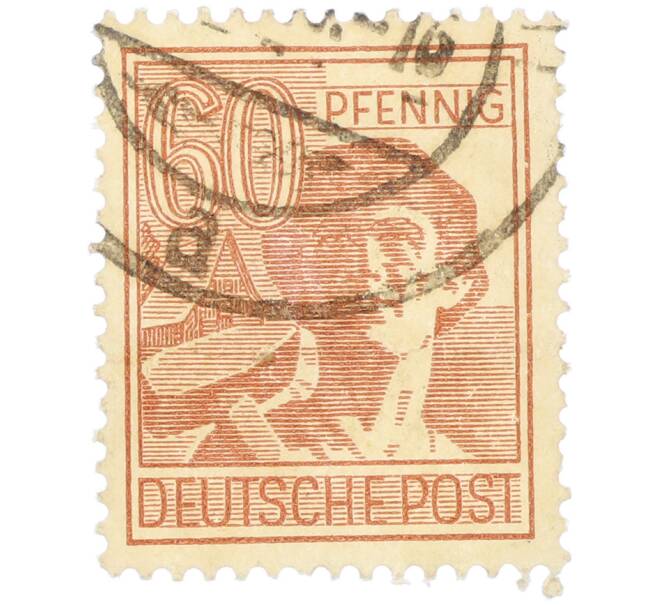 Почтовая марка 60 пфеннигов 1947 года Германия (Тризония) (Артикул: T11-35992) — Фото №1