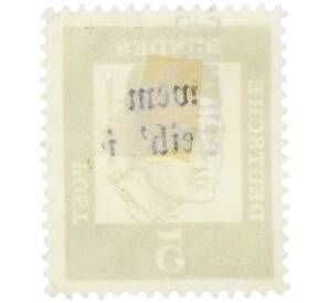 Почтовая марка 5 пфеннигов 1961 года Западная Германия (ФРГ) «Выдающиеся немцы — Альберт Великий» — Фото №2