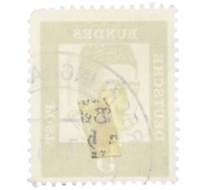 Почтовая марка 5 пфеннигов 1961 года Западная Германия (ФРГ) «Выдающиеся немцы — Альберт Великий» — Фото №2