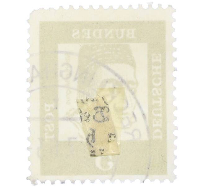 Почтовая марка 5 пфеннигов 1961 года Западная Германия (ФРГ) «Выдающиеся немцы — Альберт Великий» (Артикул: T11-36011) — Фото №2