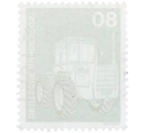 Почтовая марка 80 пфеннигов 1975 года Западная Германия (ФРГ) «Трактор» — Фото №2