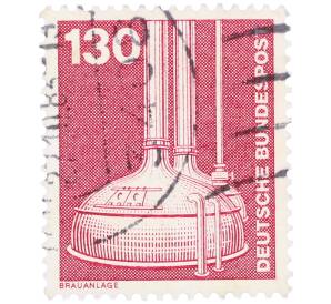 Почтовая марка 130 пфеннигов 1982 года Западная Германия (ФРГ) «Пивоварение» — Фото №1