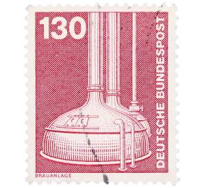 Почтовая марка 130 пфеннигов 1982 года Западная Германия (ФРГ) «Пивоварение» — Фото №1