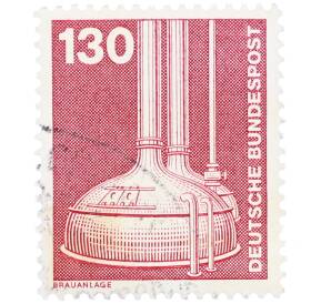 Почтовая марка 130 пфеннигов 1982 года Западная Германия (ФРГ) «Пивоварение» — Фото №1