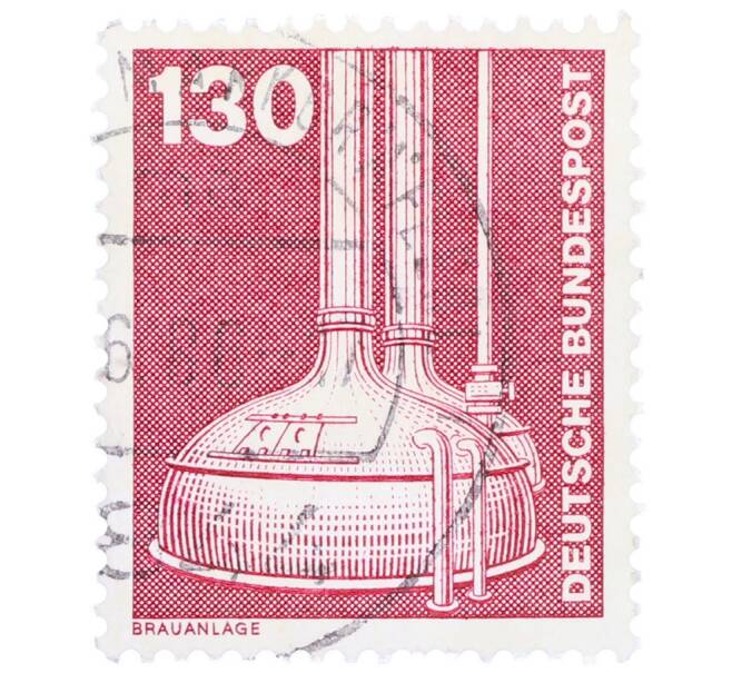 Почтовая марка 130 пфеннигов 1982 года Западная Германия (ФРГ) «Пивоварение» (Артикул: T11-36067) — Фото №1