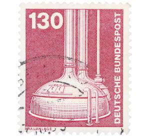Почтовая марка 130 пфеннигов 1982 года Западная Германия (ФРГ) «Пивоварение» — Фото №1