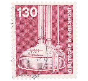 Почтовая марка 130 пфеннигов 1982 года Западная Германия (ФРГ) «Пивоварение» — Фото №1